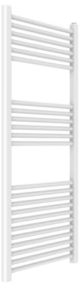 Kiamami Valentina - Scaldasalviette 50x120cm in acciaio bianco 23 tubi orizzontali