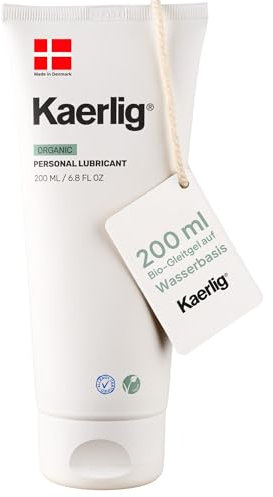 Kaerlig 200 ml Organic Water Based Lube by Sinful - Perfume-Free Lube for Women, Men & Couples