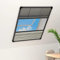 Kangmusi Insektenschutz-Plissee f¨¹r Fenster Alu 60x80 cm mit Jalousie, kangmusi148682