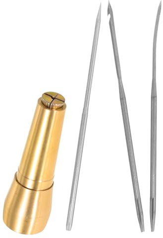 BELLIFFY Punzones Para Reparación De Calzado Punzón De Coser Profesional Punzones De Costura Manuales Para Manualidades De Cuero Herramienta De Punzón Hogar