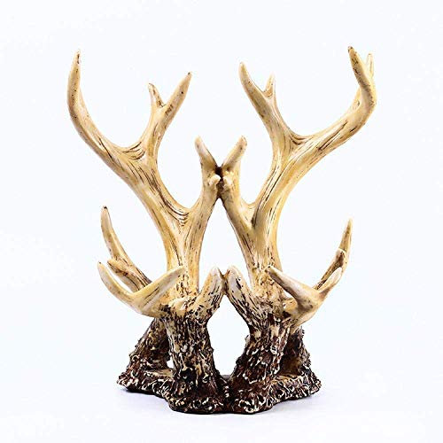 Sculptures Garden Antler Resin Cup Holder Wine Glass Holder Kitchen Supplies Red Wine Holder Deer Head Home Statues