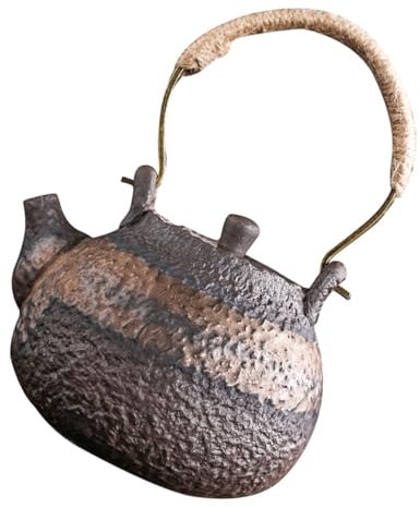 Warmhm Teiera in Vintage Da Infusore Per Tè Bollitore Per Tè in Porcellana Casa Fatto Mano e Resistente