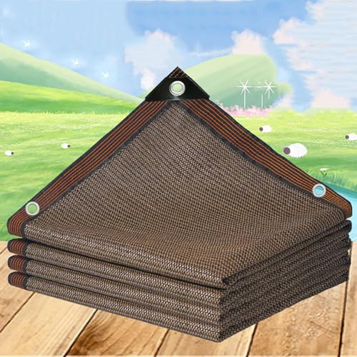 PanHuiWen Rete Ombreggiante per Isolamento Termico Telo Ombra Rete Telo Ombra Rete Antigrandine per Giardino,Esterno,Patio,Pergola,5x6m