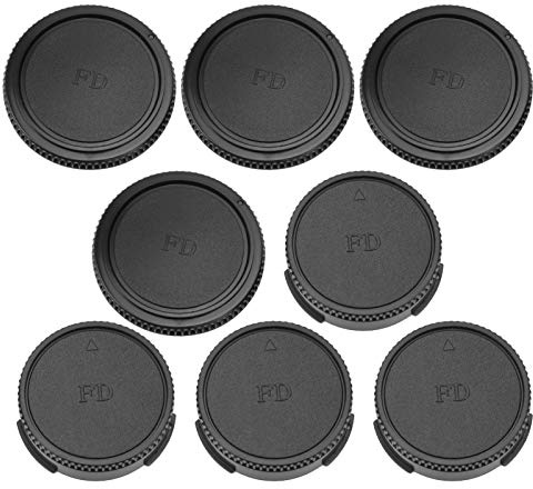 ZenithAur Frontkörper und hintere Objektivabdeckungen Set, 4pcs Kamera -Objektivkappe Set für FD -Mount -Objektiv und Körper kompatibel
