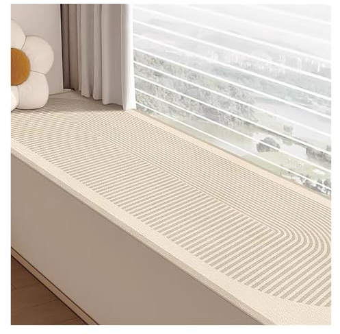 Waterproof Window Sill Mat, Non-Slip Cuttable Protector Window Seat Cushion Pad Cover Liner Pad for Potted Plant Bay Windows Balcony Apartment Kitchen Offices(60x30cm(24x12in))