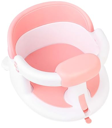 Chaise De Bain 36x20x19 Centimètres, Tabouret, Base De Stabilité, Entraîneur Assis Ergonomique, Lavable, Léger, Cadre Portable, Rembourrage Antidérapant, Station D'hygiène Pour Nouveau-né, De