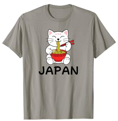 Japón Travel Ramen Bowl Lucky Cats Tops, Camisetas y Accesorios Camiseta