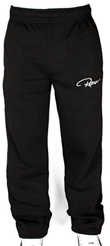 REDRUM Plain Pant Hose Jogginghose Sweatpant Freizeithose Sporthose (Farbe: Schwarz, Größe: M)