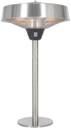 La Hacienda 69516 Tabletop Halogen Silver Electric Heater, 89.0 cm*50.0 cm*50.0 cm