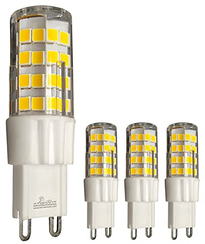 LED ATOMANT 4x LED Lampe G9 5W Dimmbar Warmweiß 550lm | 3000K, Keramiksockel