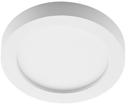PRIOS LED Deckenleuchte Edwina (Modern) in Weiß aus Aluminium (1 flammig,) - Lampe Deckenlampe Badezimmerleuchte