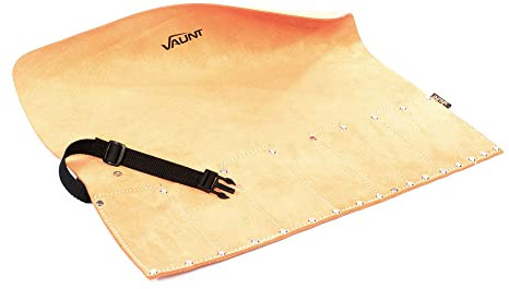 Vaunt Suede Leather Chisel Roll 8 Pocket