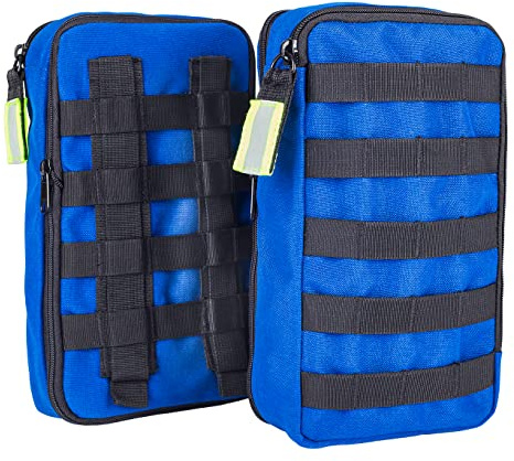 ELITE BAGS - Pocket Seitentaschen (2er Set) | Royalblau | kompakt | optimales Zubehör Rucksack