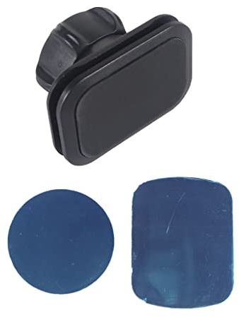 FEICHAO Staffa magnetica a testa a sfera da 17 mm Base di montaggio per regolazione multi-angolo per accessori per supporto per telefono auto (base magnetica quadrata)