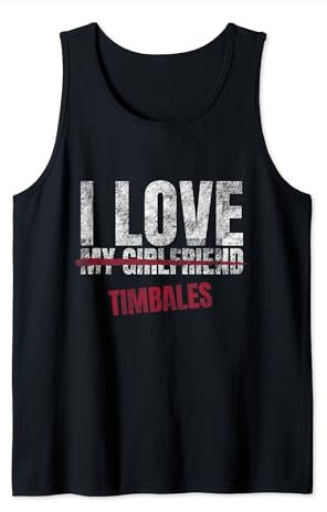 I Love Timbales Instrument de musique Musique Débardeur