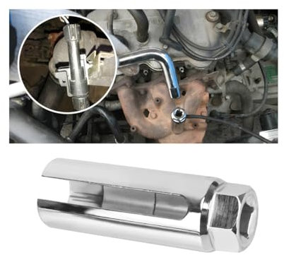 JNNJ Douille Pour Capteur D'oxygène 22mm, Clé Universelle Pour L'enlèvement Du Capteur O2 De Voiture, Réparation Automobile (Blanc)