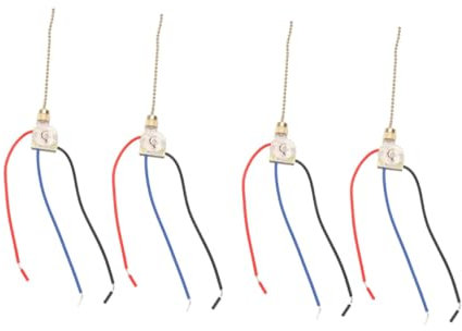 DOITOOL 12piezas Cadena De Extracción Para Control De Ventiladores y Luces De Gabinete Regulador De Accesorio Práctico y Duradero Para Lámparas y Ventiladores