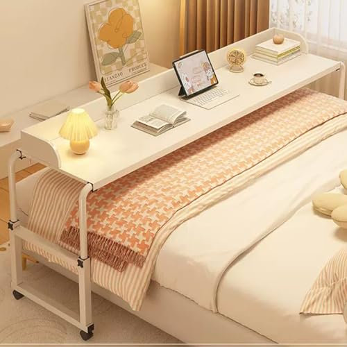 Höhenverstellbarer Schreibtisch,höhenverstellbarer Schreibtisch Gestell, computertisch,Standing Desk, tischgestell höhenverstellbar, eckschreibtisch höhenverstellbar (Color : White, Size : 120 * 40c