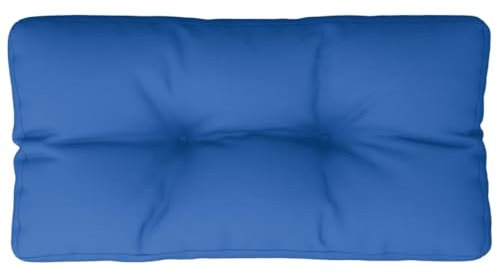 vidaXL Palettenkissen, Palettenpolster für Europaletten, Palettensofa Kissen Indoor Outdoor, Palettenauflage Rückenkissen, Königsblau Stoff