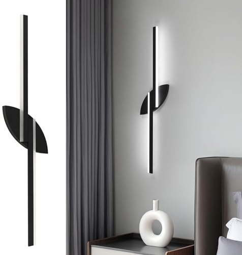 Toolight Applique da Parete Interno 80CM, 14W 1575LM Lampada da Parete LED Moderna in Alluminio, Applique LED Regolabile con Funzione di Memoria, Lampada a Muro per Camera da Letto, 3000K/4500K/6500K