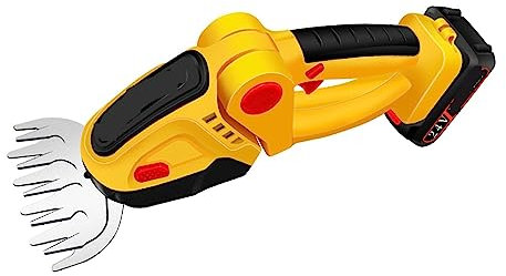 Cortadora de setos, cortadora de césped, tijera de setos, cortadora de césped, 2 en 1, cortadora de setos eléctrica inalámbrica de 24 V, 20000 RPM, recargable, de mano, para el hogar, para desmaleza