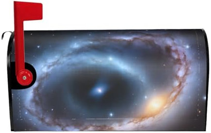 Galaxy Print Mailbox Cover Durable Oxford Cloth for American Standard & Large Size Mailboxes