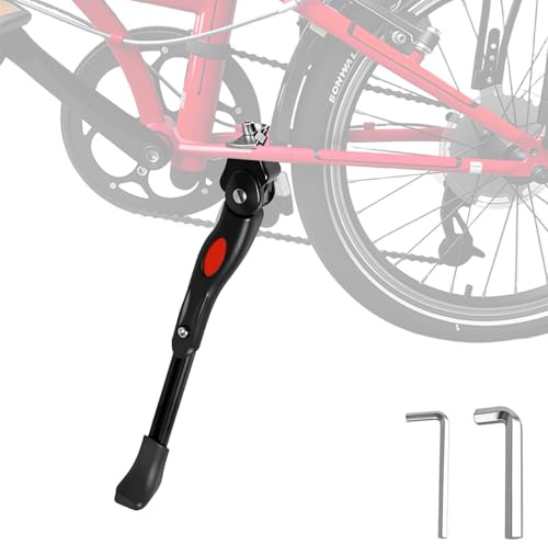 Shyllin Fahrradständer für 20-26 Zoll, Höhenverstellbarer Aluminium-Fahrradständer Mountainbike mit Inbusschlüssel für Rennrad, Sportfahrrad