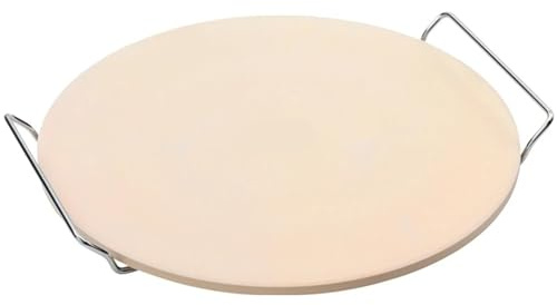 Pizza Stone 9/11/12/13/15'' Pizza Stone Board Round Fire-Resistant Ceramic Insulation Plate Pizza Pan Pizza Stone(9 inch 230x8mm)