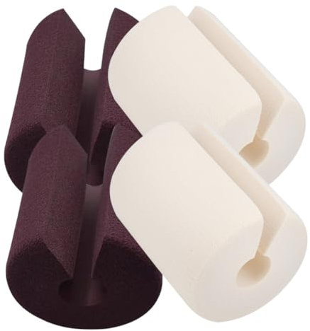 Milisten Fingerklemmschutz Türstopper Für Kinder 4 Stück Aus Schaumstoff Türklemmschutz Beige Und Braun Sicherer Türknallstopper Ohne Werkzeug Für Schutz Von Fingerspitzen Im Haushalt