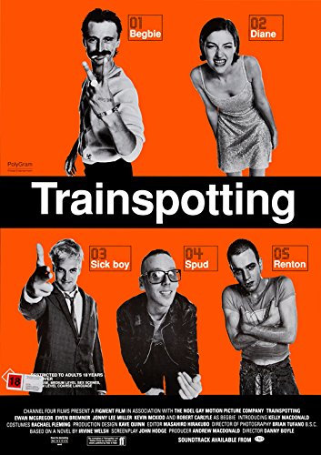 CoolPrintsUK Trainspotting Poster Borderless Vibrant Movie Poster Various Sizes. (A3 Size 16.5 x 11.7 Inch / 420 x 297 mm)