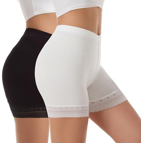 Vinconie korta leggings för kvinnor underklänningar Shorts leggings under kjolar