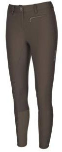 PIKEUR Damen Vollbesatz Reithose LUCINDA GRIP II, truffel, 76