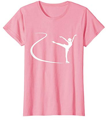 Eiskunstlauf Mädchen Schlittschuhläufer Geschenk Wintersport T-Shirt