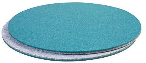 luxdag Filzuntersetzer für Gläser & Tassen (Farbe & Größe wählbar) - Untersetzer für Getränke zweifarbig - Tischschoner für Küche, Wohnzimmer & Bar