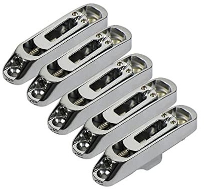 5 Stücke Guitar Bridge Sattel Einzelne Individuelle Brücke Sattel Sattel Set Für 5 Saiten Bass Teile Tune-o-matic Steg