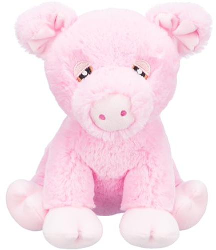 TRIXIE Be Eco 34881 - Peluche a forma di maialino Edison, 24 cm
