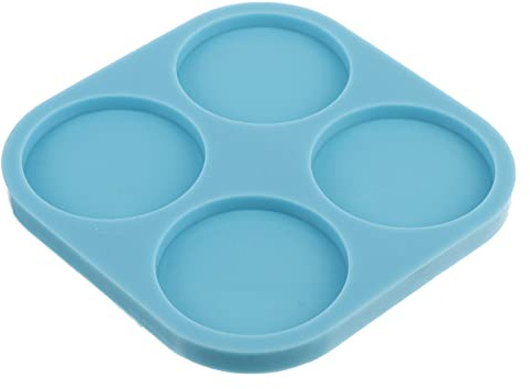 Milisten 1 Pc Rond Cercle Silicone Moule Résine Époxy Moule Fournitures Fabrication Résine Moule Cercle Résine Époxy Pour Bricolage Artisanat Fabrication Décor 10 Cm * 10 Cm (Bleu)