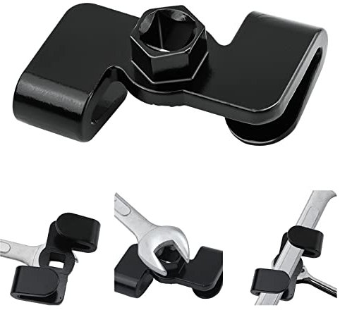 TOYMIS Schraubenschlüssel Verlängerung, Universell Schraubenschlüssel Verlängerungswerkzeug für 1/2 Inch Schraubendreher und 21mm Sechskantschlüssel für Hartnäckige Muttern und Schrauben (Schwarz)