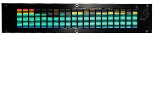 SPORTARC Audio-Level-LED-Anzeige, Musikspektrum-Anzeige, für DSP-Equalizer, Musik-Audio-Spektrum-Analysator, VU-Meter, Audio-Pegel, LED-Display, USB (ohne für DSP)