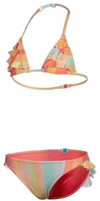 Arena flickor vatten tryck triangel bikini, Multistripes, 62
