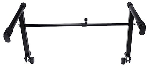 HEMOTON Digitalpianos Ständer aus Eisen und Gummi, Schwarz, 1 Satz