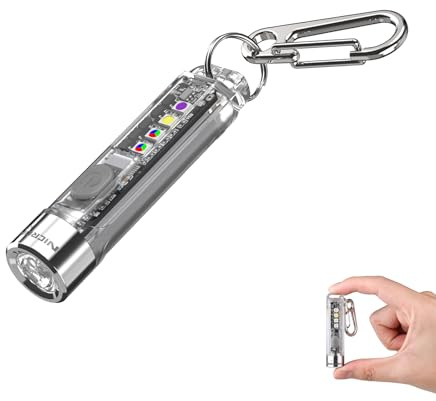 NICRON K11 EDC Flashlight，400 Lumen with Sidelight Handheld Flashlights USB C Rechargeable Pocket Light Mini Keychain Flashlight,for Daily Using,Backpacking,Camping and Hiking