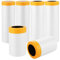6 Rouleaux Papier de Masquage Peinture,3 Tailles-280/150/55cm Bache de Protection Peinture Transparente, Masker avec Ruban de Adhésifs Masquage Peinture, pour Meuble de Protection