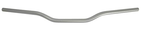 Manubrio Accossato Silver per Aprilia Shiver 750, Piega Bassa, in alluminio, diametro 22 mm