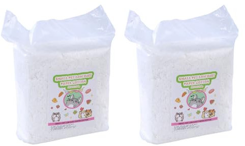 arenmi Weiche und sichere Papiereinstreu für kleine Haustiere, kontrolliert Gerüche und verbessert die Käfigdekoration, 450 g Kapazität