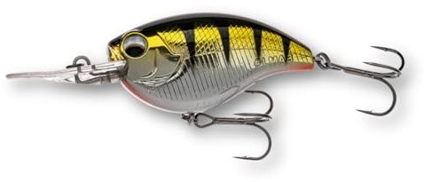 LMAB Crankbait 5,5 cm Power Vibe 55F - 3 Lauftiefen, Floating - Wobbler Barsch, Crankbait Wobbler, Kunstköder Angeln, Barsch Wobbler, Spinnfischen Köder