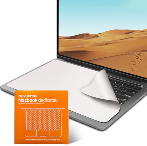 BEPSYOM Bildschirm Reinigungstuch zum Bildschirm Schutz vor Schmutz auf der Laptop Tastatur, Kompatibel mit Laptop 13, 14 (13/14 Zoll)