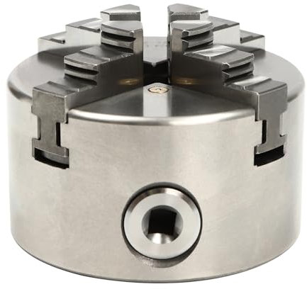 soudesileim Mandrino autocentrante a 4 ganasce, dispositivi compatibili, tornio per mandrino, fresatura, foratura, tornio (100 mm)