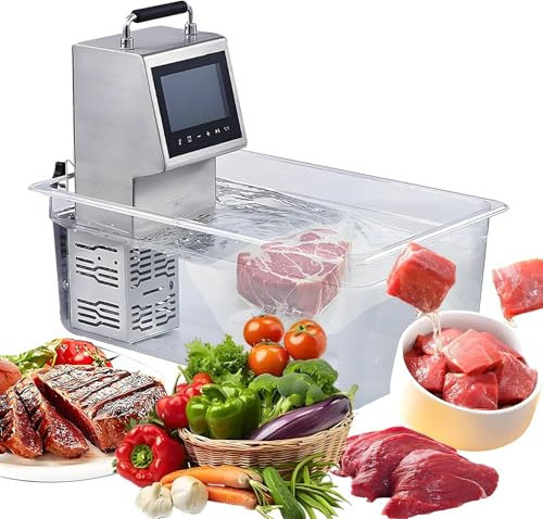 XCSCUK 2000W Sous-Vide Cooker, Immersion Circulator Cooker,with LCD Digital Display, 5-99℃ Temperature Adjustable,for Dining Room