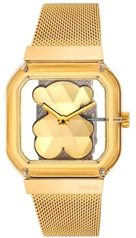Tous Reloj analógico con Correa de Acero D-Bear Party